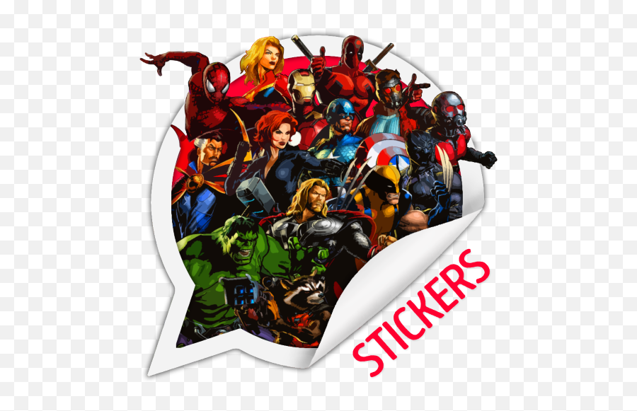 Super Hero Sticker Packs For Whatsapp - Avengers Emoji,Emojis For Android App Super Heroes