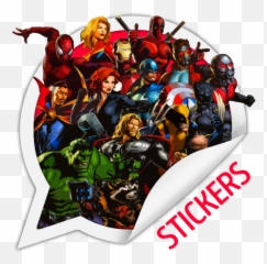 Super Hero Sticker Packs For Whatsapp - Avengers Emoji,Emojis For Android App Super Heroes