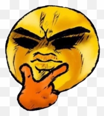 Download 25 Sep - Jojo Thinking Emoji Png,Jojo Thinking Emoji