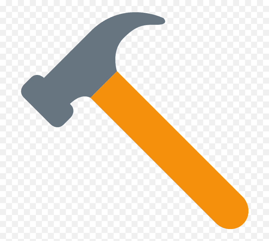 Hammer Emoji - Hammer Emoji,Ban Hammer Emoji