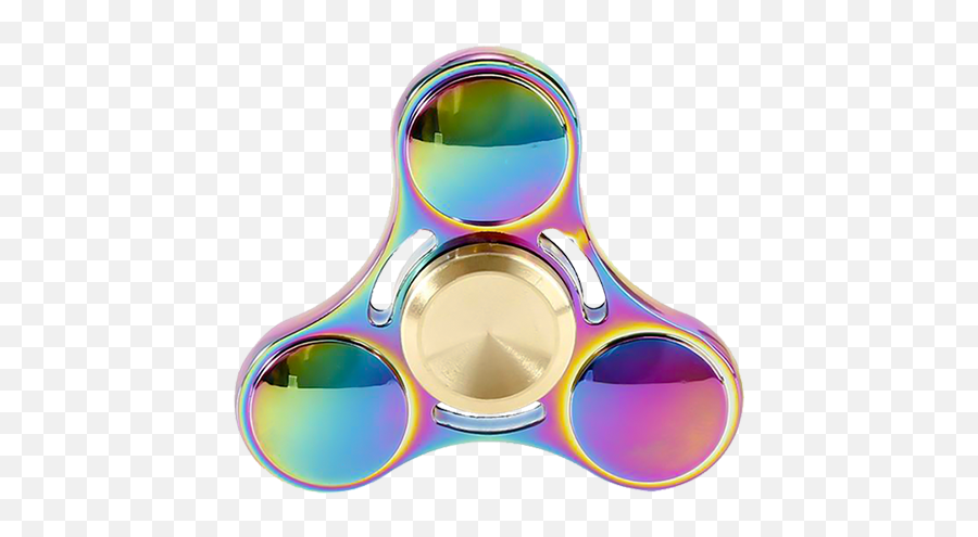 Rainbow Fidget Spinner Png Transparent - Aluminium Fidget Spinner Rainbow Emoji,Fidget Spinners With Crab Emoji