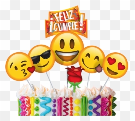 Emoticones Tortas De Cumpleaños - Happy Emoji,Pasteles De Emojis