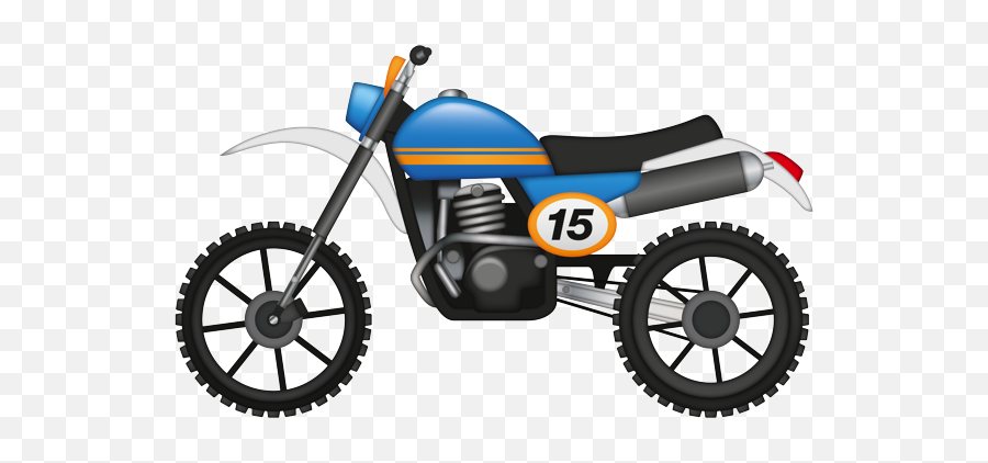 Neticami Kultra Sastapties Bike Emoji - Dirt Bike,Motorcycle Emoticon