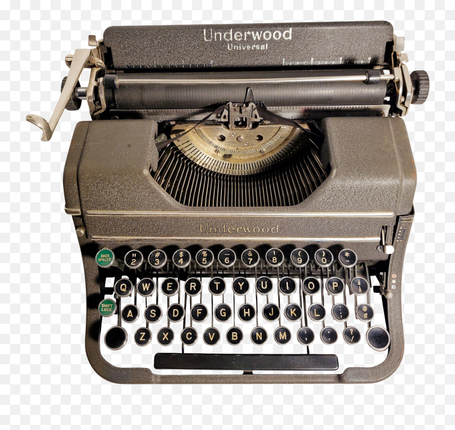 Vintage 1930s Underwood Typewriter - Vintage Underwood Typewriter Emoji,