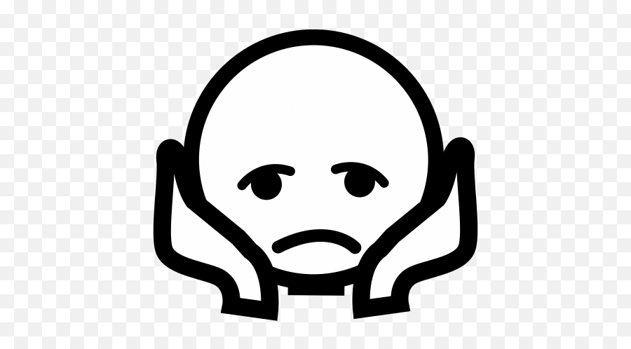 Downhearted In Arasaac Global Symbols Emoji,Easy Crying Emoji Drawing