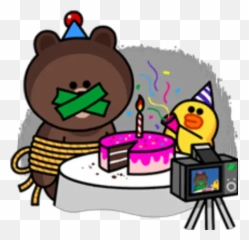 Brown Y Cony 1 Stickers For Whatsapp Emoji,Browns Emojis For Facebook