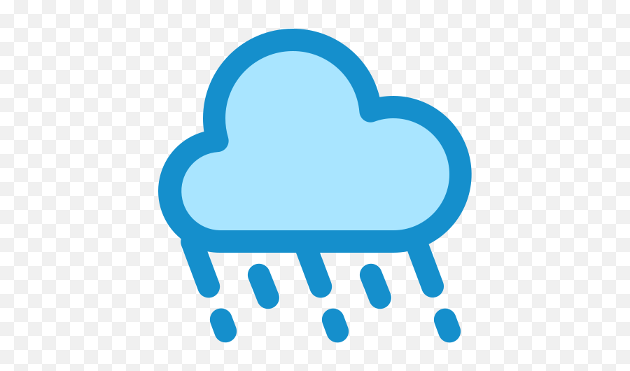 Weather Rain Rainny Drop Cloud Free Icon Of Weather Emoji,Raining Love Emoticons