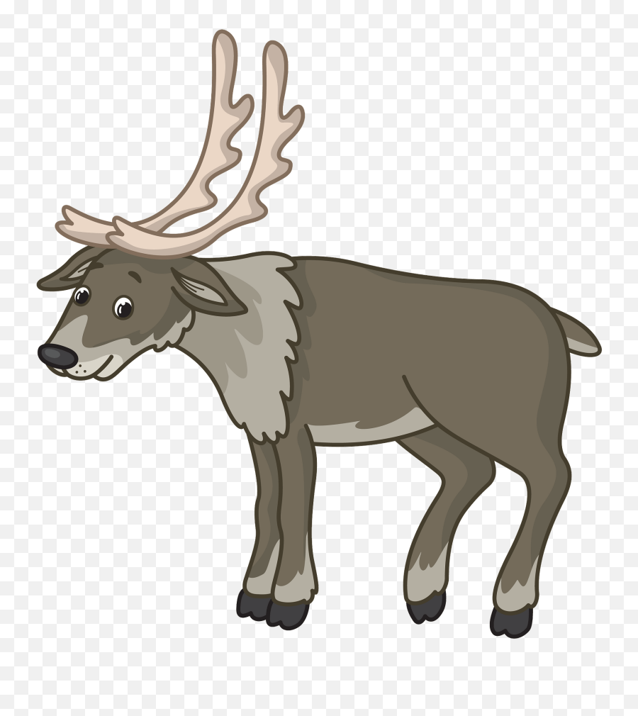Reindeer Clipart - Animal Figure Emoji,Reindeer Emoji