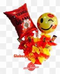 Regalo Globos Emoticon Besos Globos Manualidades Globos - Happy Emoji,Emoticon De Beso