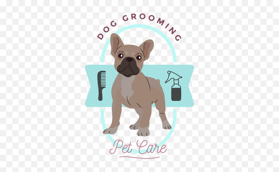 Dog Grooming Pet Care Logo Transparent Png U0026 Svg Vector Emoji,Dog Emoticon Png