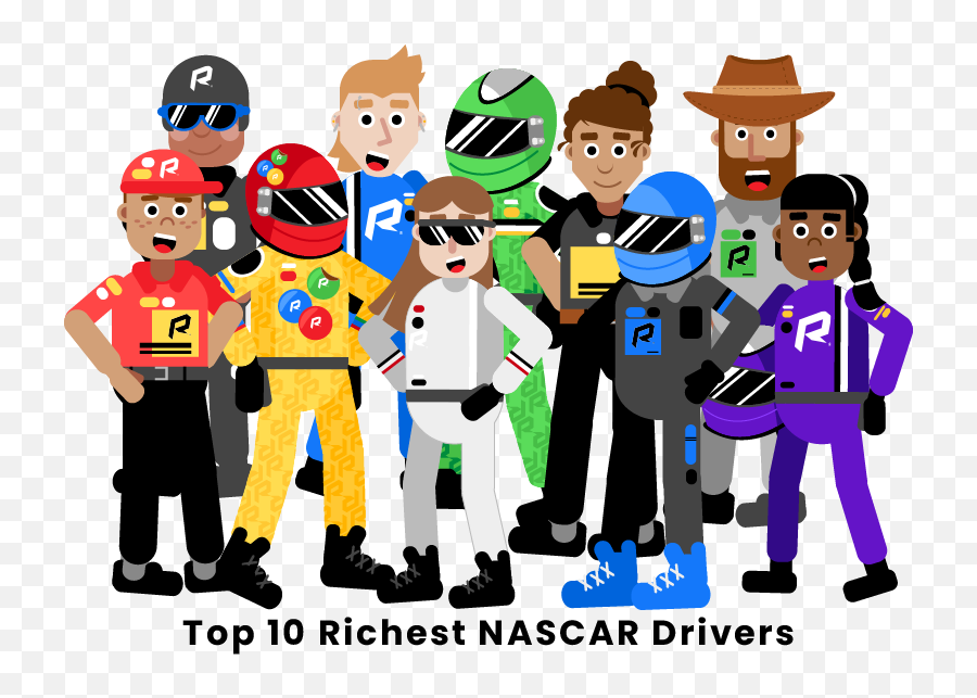 Top 10 Richest Nascar Drivers Emoji,Emotion For Richard Petty's Number 43 Race Car