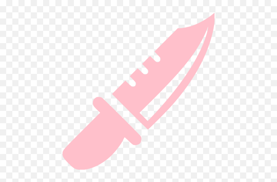 Pink Military Knife Icon - Free Pink Utensil Icons Emoji,Fork And Knife Emoji