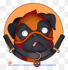 Pug Pool - Commission Clipart Full Size Clipart 2862414 Collar Emoji,Emoji Slumber Party