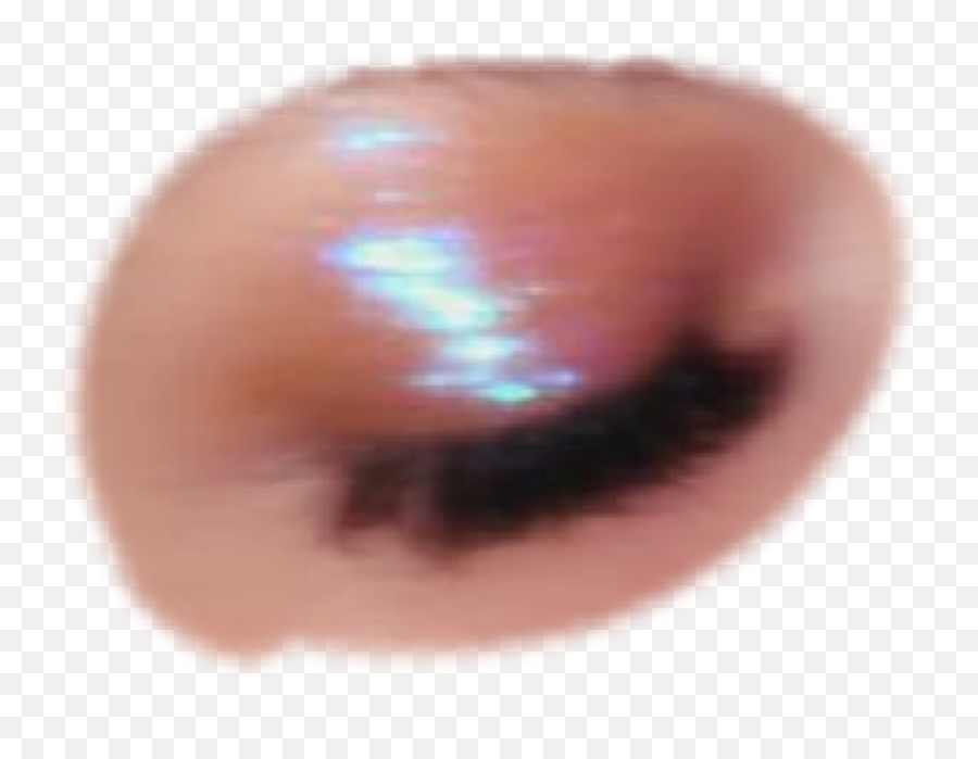 Eye Makeup Lashes Blurred Sticker Emoji,Blurred Eyes Emoji