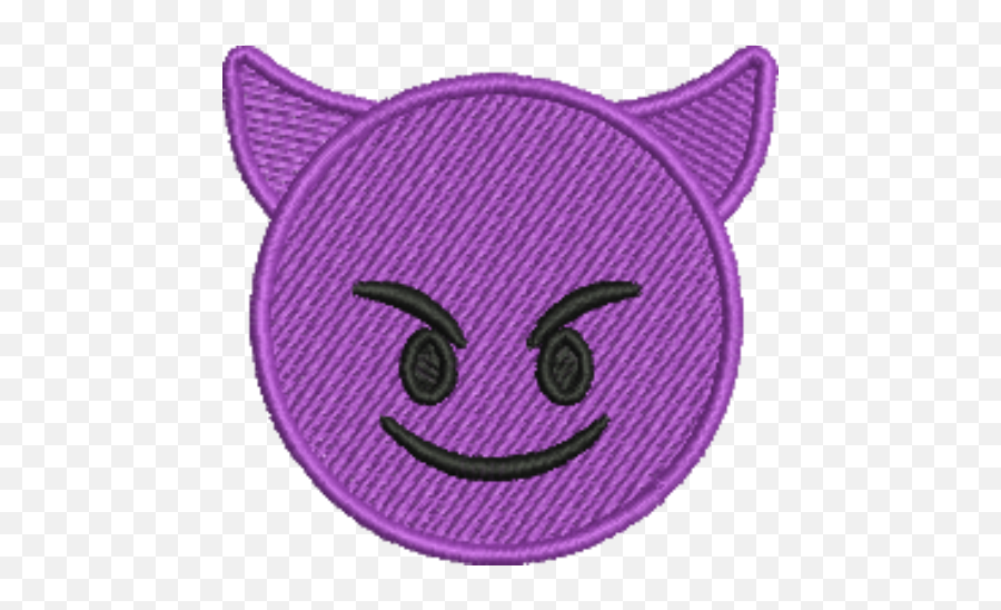 Emoji Purple Devil Iron - On Patch Purple Devil Emoji Patch,Loser Emoji