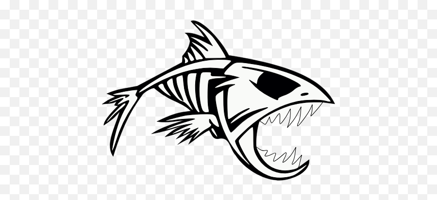 Download Transparent Bones Fish - Fish Skeleton Svg Free Fish Skeleton Svg Free Emoji,Free Fish Emoji