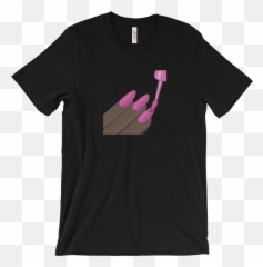 Dark Nail Polish Emoji,Nail Emoji