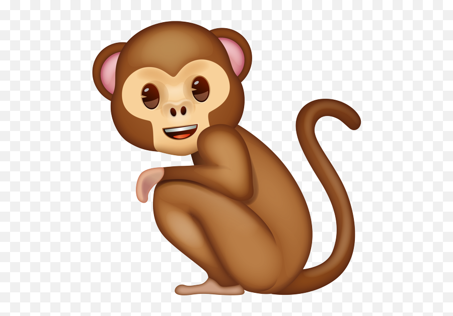 Emoji U2013 The Official Brand Monkey Sitting Face - U1f412 Sitting Monkey Emoji Transparent,Monkey Face Emoji