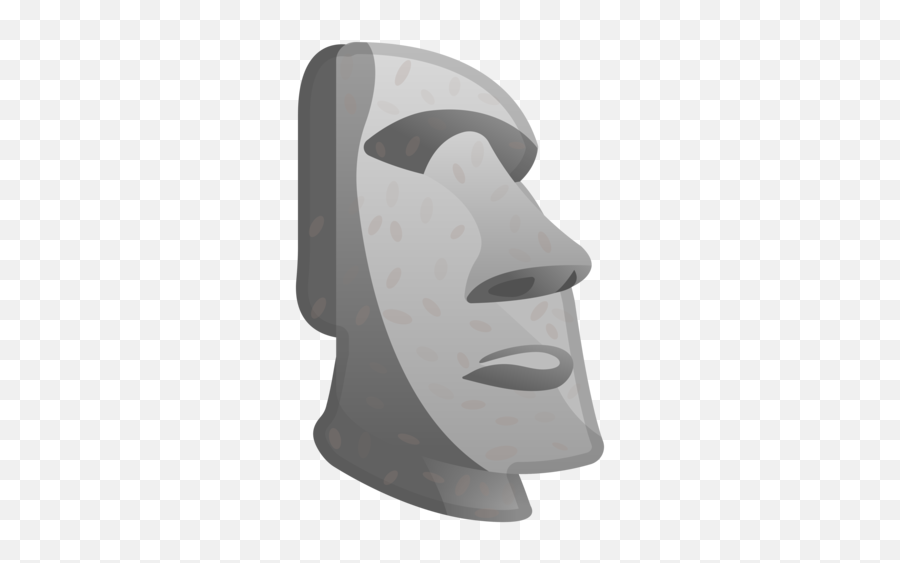 Moai Emoji Noto Fonts Nose Head For - Dot,Easter Emoji
