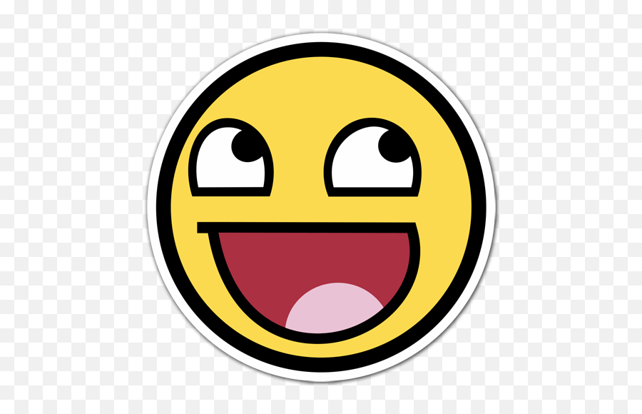 Sticker Meme Smiley Muraldecalcom - Funny Logo Emoji,Biscuit Driving Emoticon Sticker