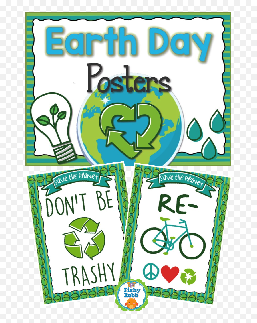 Free Earth Day Posters Earth Day Posters Earth Day - Poster Slogan On Earth Day Emoji,Spanish Emotions Postser