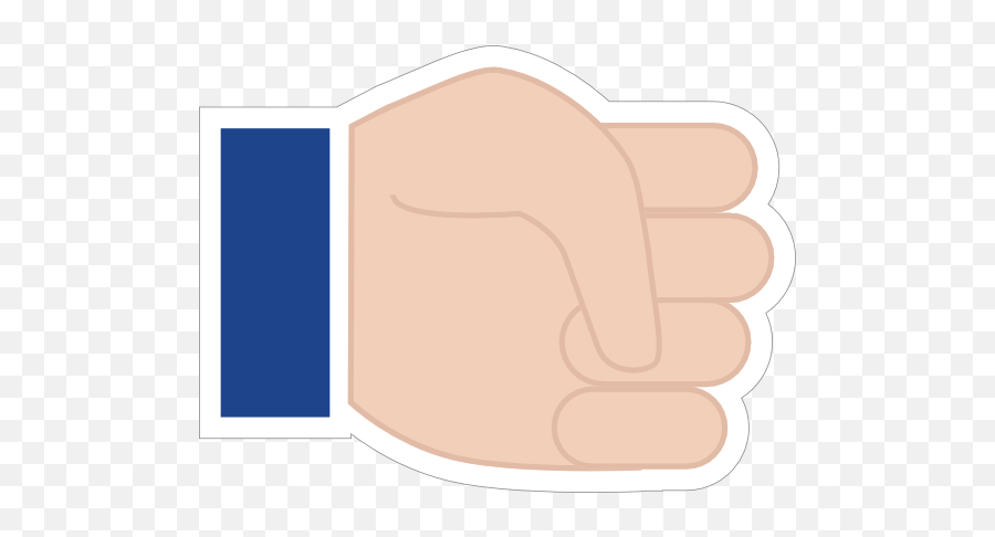 Hands Fist Lh Emoji Sticker - Fist,Fist Emoji