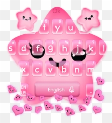 Pink Cute Glitter Cartoon Star Gravity Keyboard Google - Download Keyboard Apkpure Pink Cute Star Glitter Cartoon Keyboard Theme Emoji,Emojis Glitter