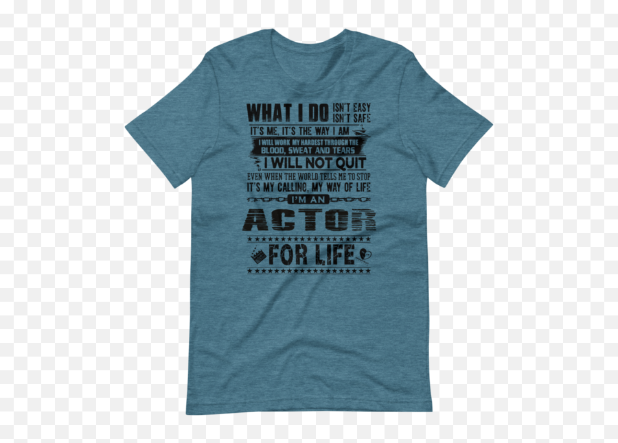 Actor For Life Emoji,Saying: Wear Emotions On Sleeve