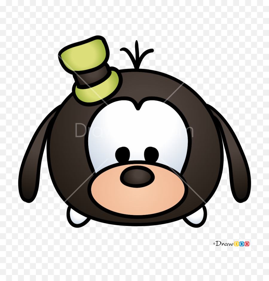 How To Draw Goofy Disney Tsum Tsum - Easy Tsum Tsum Drawing Goofy Emoji,Tsum Tsum Emoji