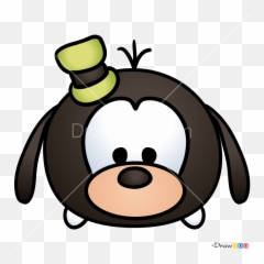 How To Draw Goofy Disney Tsum Tsum - Easy Tsum Tsum Drawing Goofy Emoji,Tsum Tsum Emoji