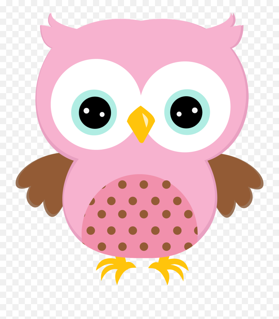 Quinceanera Owls In Colors Clipart - Owl Clipart Emoji,Pink Owl Emoticon