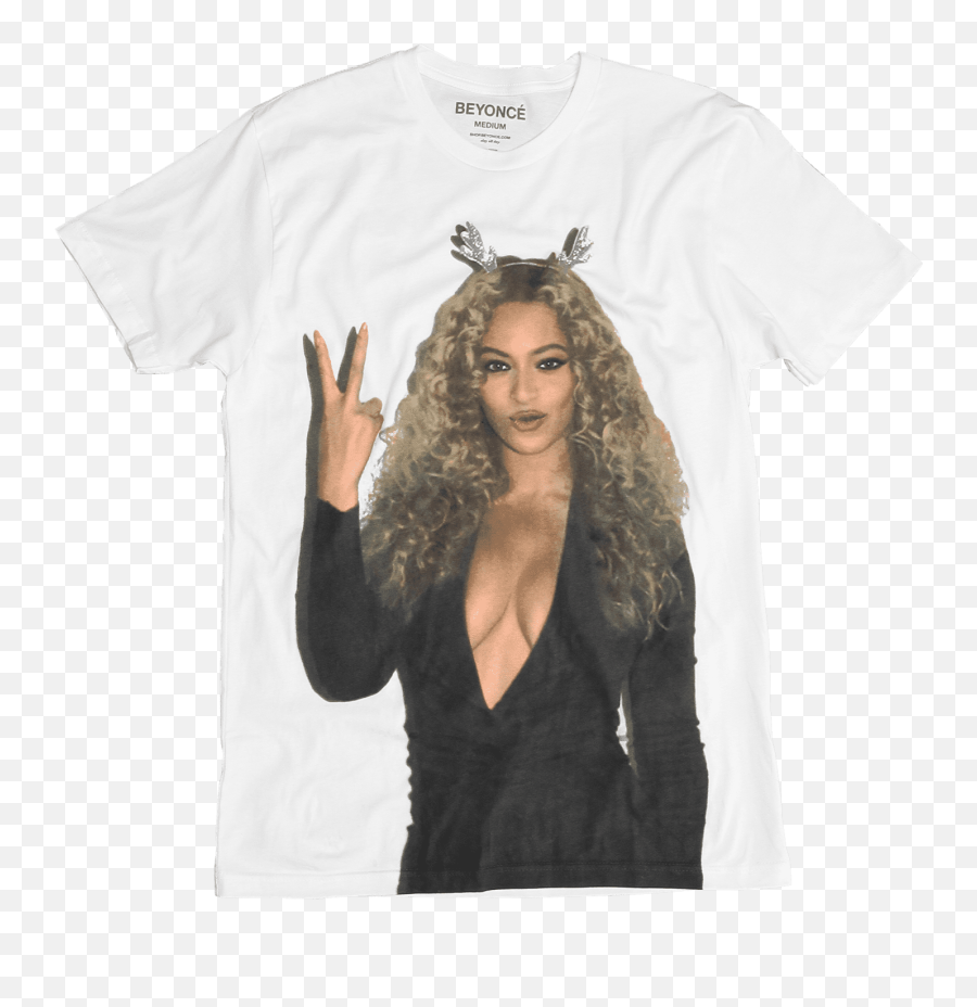 Beyonce Holiday Collection 2017 - Beyonce White T Shirt Emoji,Beyonce Surrounded By Heart Emojis
