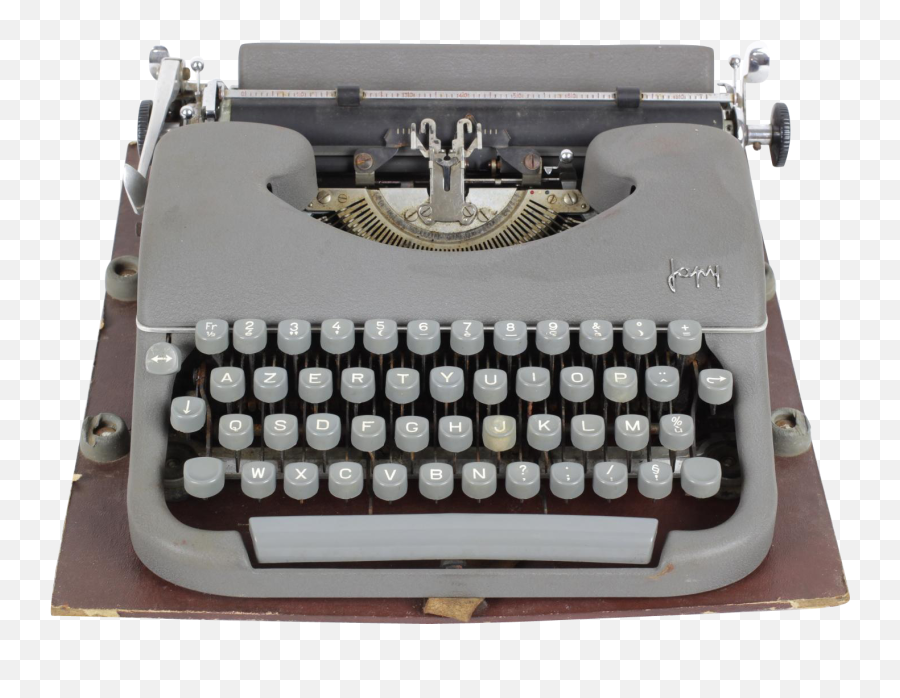 Japy Boxed Portable Typewriter - Olivetti Manual Typewriter Emoji,