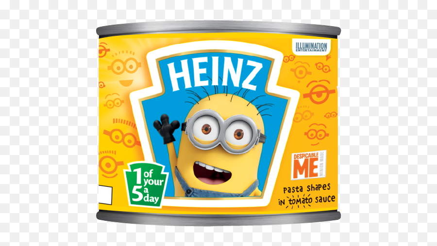 Heinz - Heinz Minion Pasta Shapes Emoji,Minion Emoticon