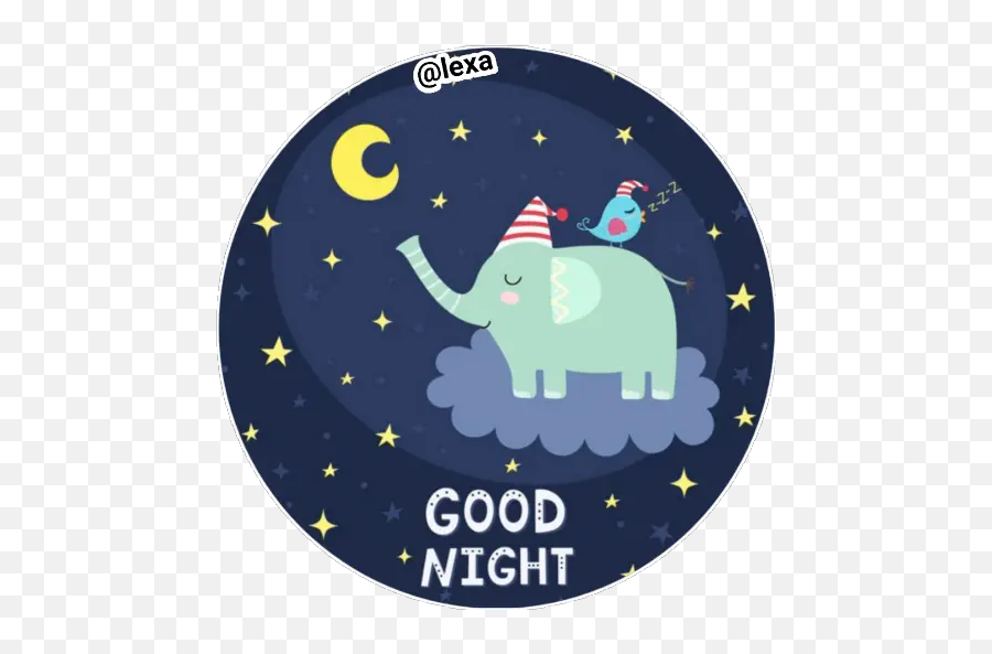 Sticker Maker - Buenas Noches Emoji,Elephant Emoji On Iphone