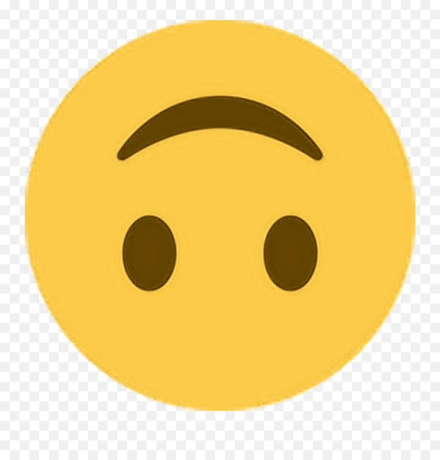 Download Upsidedown Smile Happy Emoji - Upside Down Smiley Emoji,Upside Down Emoji