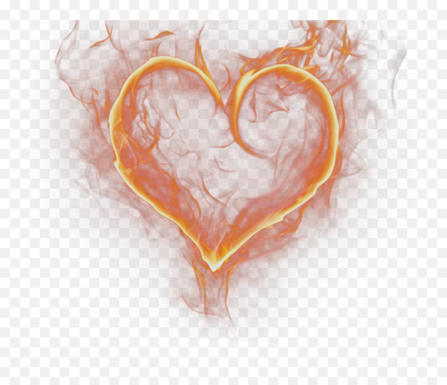 Fire Heart Smoke Transparent Png - Yourpngcom Emoji,Fire + Heart Emoji
