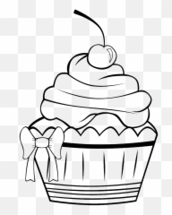 Watercolour Paintings Of Cupcakes - Clip Art Library Emoji,Bbcode Muffin Emoticons