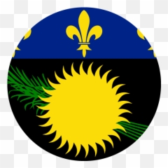 Vector Country Flag Of Guadeloupe - Circle Vector World Flags Emoji,Latin Flag Emoji