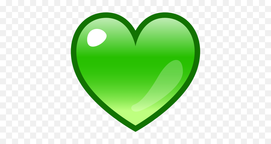 Art Of The Heart - Green Love Heart Emoji,Heart Emoji Meanings