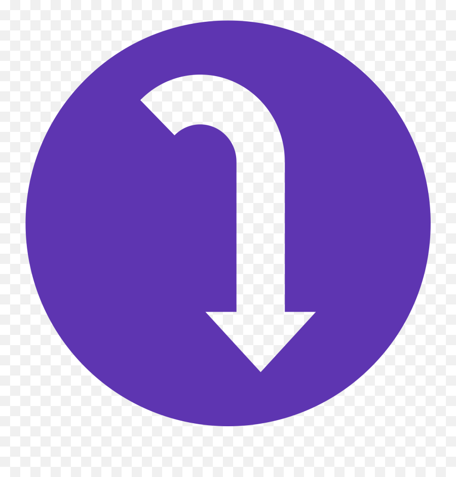 Fileeo Circle Deep - Purple Arrowgodownsvg Wikimedia Commons Emoji,Light Brown Thumbs Up Emoji