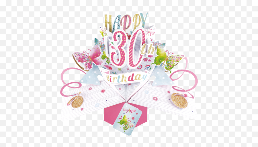 Second Nature Pop Ups - Pop Up 30th Birthday Cards For Her Emoji,Emoji Birthday Card Printable