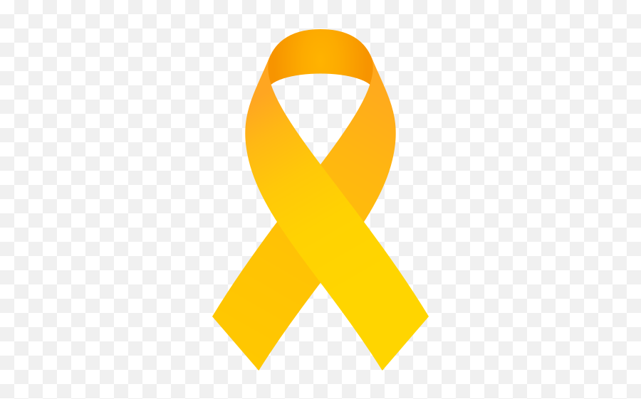 Emoji Reminder Tape To Copy Paste - Pediatric Cancer Ribbon Transparent Background,Gold Ribbon Emoji