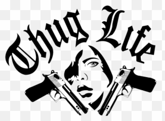 17 Beautiful Tattoo Designs Gangsta - Text Png Thug Life Emoji,Emoji Tattoo Gun