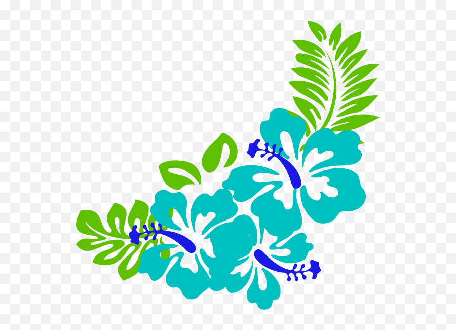 Beach Luau Clipart - Clipartix Hawaiian Flower Clipart Emoji,Luau Emoji