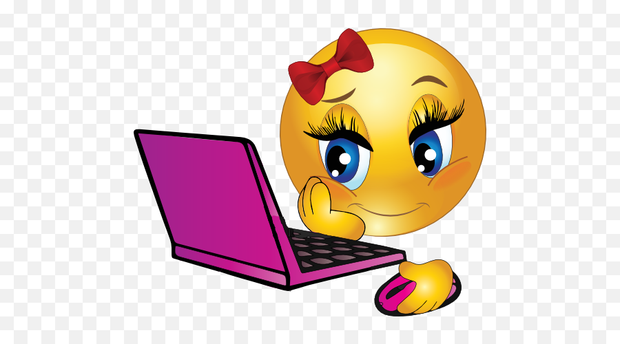 Pasa Y Muestranos Con Una Carita De Como Te Sientes - Smiley Laptop Emoji,Jajaja Emoticon