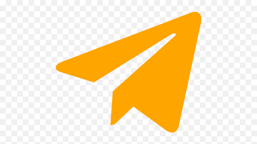 Orange Telegram Icon - Free Orange Social Icons Icon Telegram Png Orange Emoji,Emoticon Telegram