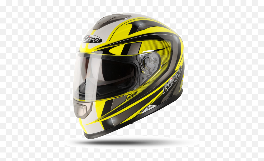 Nitro Np - 1100f Apex Motorcycle Helmet Yellow Full Face Motorcycle Helmet Emoji,Racing Motorcycle Emoji