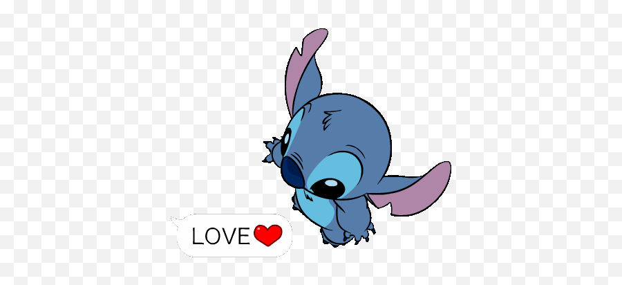 Resultado De Imagen Para Stitch - Gif De Stitch Love Emoji,Was Bedeutet Emoji Alien
