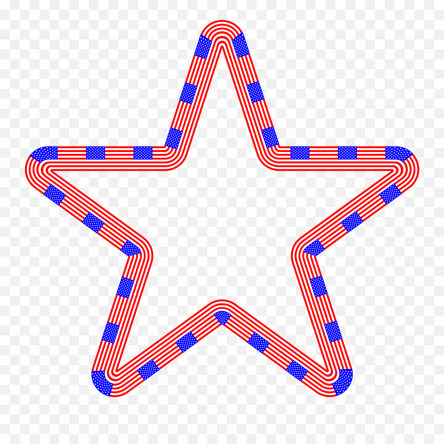 American Flag Star Clipart Transparent - Clip Art Emoji,Emoji 2 American Flag 1776